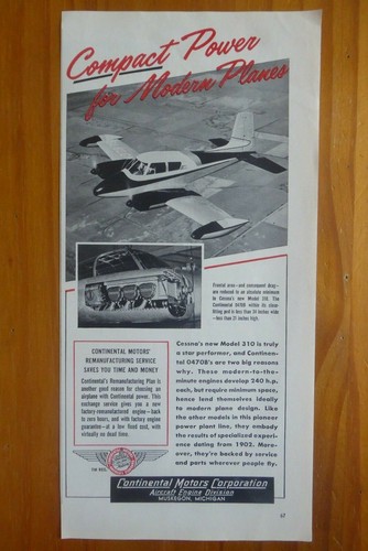 1954 pub continental motors - continental,